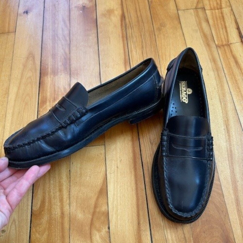 Sebago Classic Dan Leather Penny Loafers womens (fit 8M)